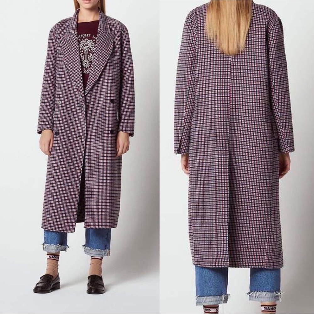 Sandro Georgie wool coat